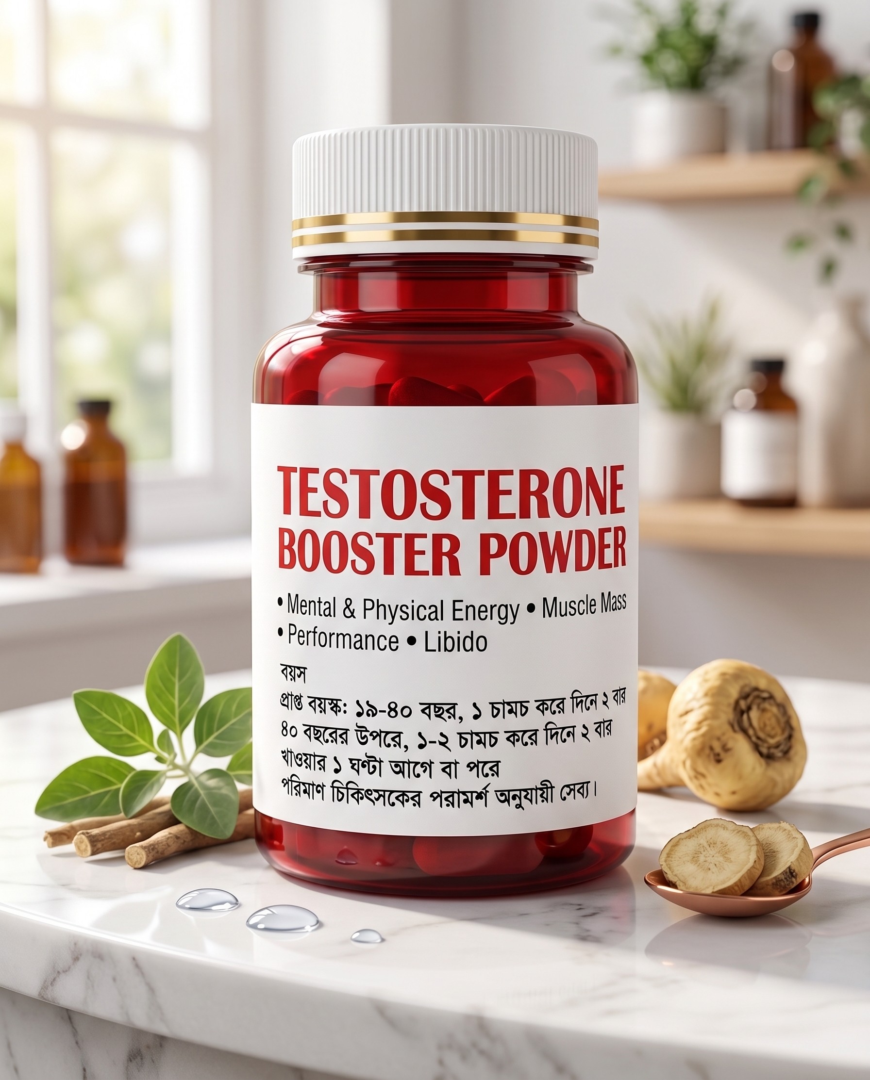 টেস্টোস্টেরন বুস্টার পাউডার (Testosterone Booster Powder)